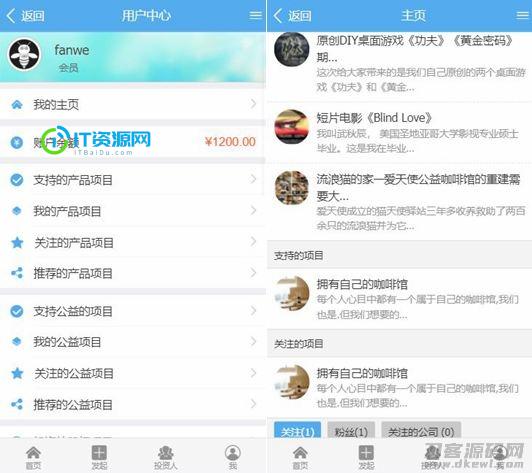 VK维客众筹网整站源码+手机端众筹网站系统源码下载