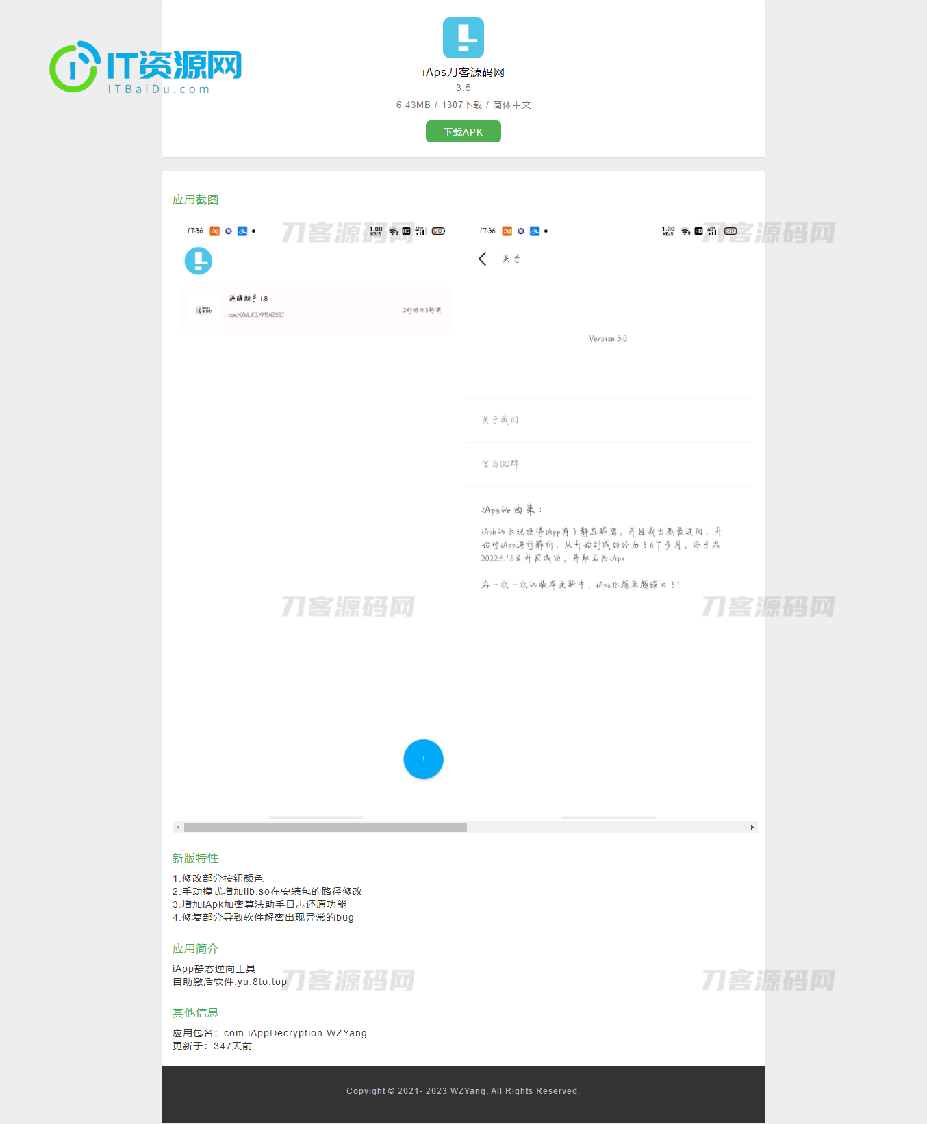 iAPS逆向工具后端内部版源码 全开源