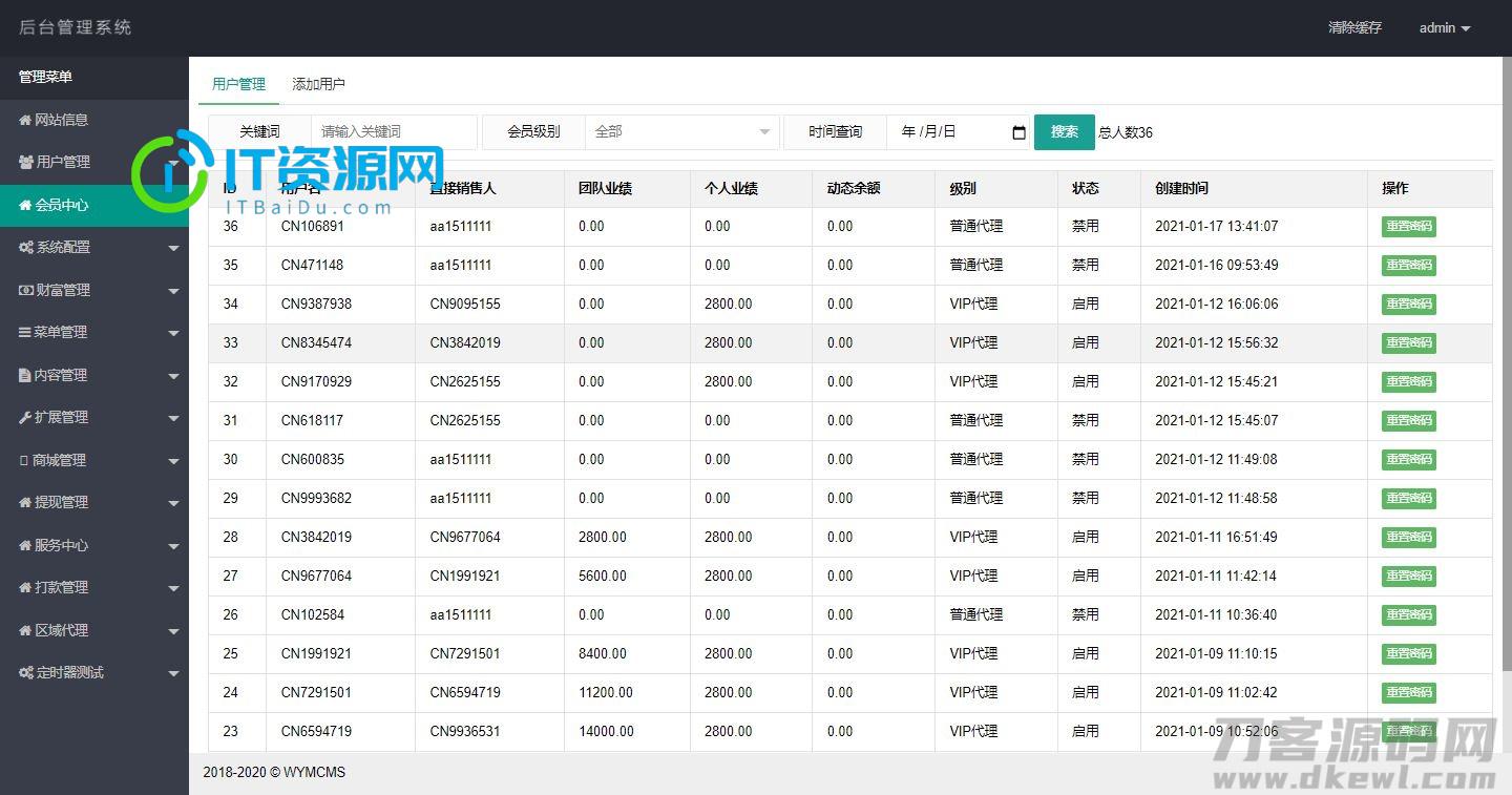 Thinkphp开发的微商分销代理新零售商城源码完整源码