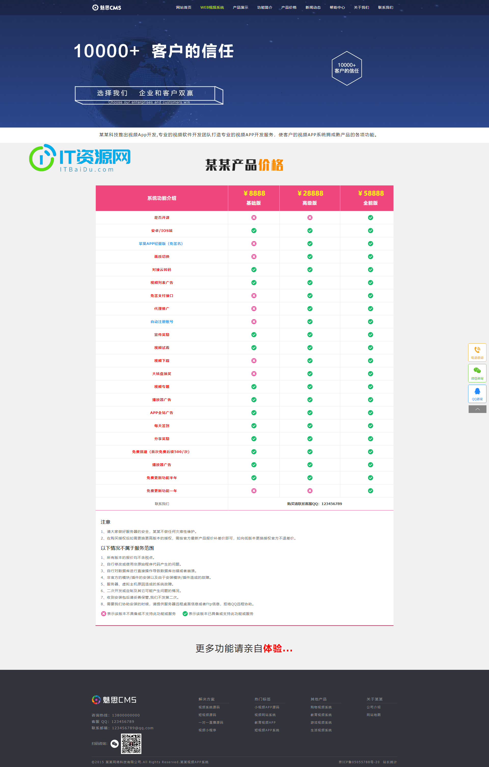 yzmcms仿制魅思视频软件官网_带后台