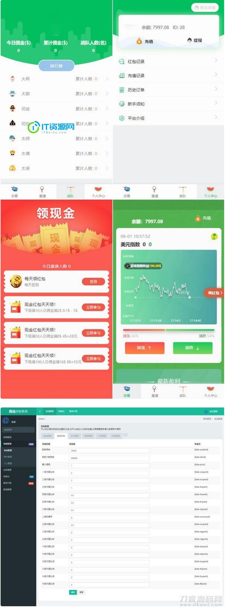 清新自然区块链币圈源码-免微信公众号版+连接付款+营销推广K线一切正常源码