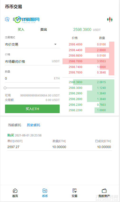 【区块链合约交易所源码】新币币交易所USDT秒合约杠杆C2C法币交易